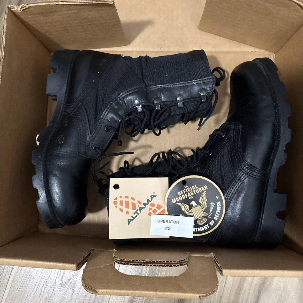 Altama 6850 Black Jungle Boots Size 5.5 R